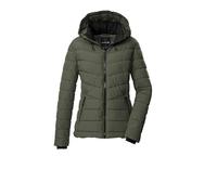 G.I.G.A. DX Femme Veste matelassée/fonctionnelle en aspect duvet avec capuche amovible GW 32 WMN QLTD JCKT, oliv, 44, 43537-000