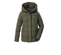 G.I.G.A. DX Femme Veste matelassée/fonctionnelle en aspect duvet avec capuche GW 57 WMN QLTD JCKT, dunkeloliv, 46, 43527-000