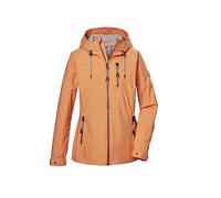 G.I.G.A. DX Femme Veste softshell/veste outdoor avec capuche GS 74 WMN SFTSHLL JCKT, hellapricot, 38, 43052-000