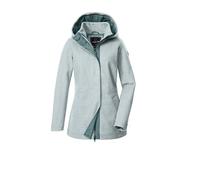 G.I.G.A. DX Femme Veste/veste de transition aspect laine avec capuche GW 78 WMN JCKT, foggy ocean, 40, 43688-000