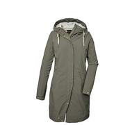 G.I.G.A. DX Femmes Parka softshell à capuche/veste d'extérieur GS 16 WMN SFTSHLL PRK, light olive, 38, 41449-000