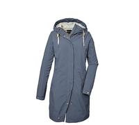 G.I.G.A. DX Femmes Parka softshell à capuche/veste d'extérieur GS 16 WMN SFTSHLL PRK, smoke blue, 46, 41449-000