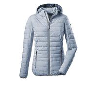 G.I.G.A. DX Femmes Veste fonctionnelle aspect duvet avec capuche amovible/veste d'extérieur Uyaka Stripe, light blue, 40, 34313-000