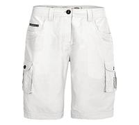 G.I.G.A. DX GS 36 WMN Brmds Bermuda décontracté/Short Court, Blanc Femme