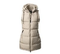 G.I.G.A. DX GW 30 WMN QLTD VST Gilet matelassé/Veste Fonctionnelle Aspect Duvet avec Capuche, Beige Clair, 48 Femme