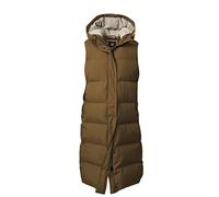 G.I.G.A. DX Gw 68 WMN Qltd VST Gilet matelassé/Veste Fonctionnelle Aspect Duvet avec Capuche, Marron Clair, 38 Femme