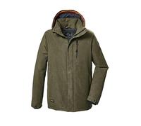 G.I.G.A. DX Homme Veste fonctionnelle/veste outdoor imperméable avec capuche amovible GW 71 MN JCKT, dunkeloliv, XXL, 42213-000