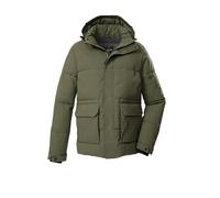G.I.G.A. DX Homme Veste matelassée/fonctionnelle en aspect duvet avec capuche amovible GW 26 MN QLTD JCKT, olivgrün, 4XL, 43518-000
