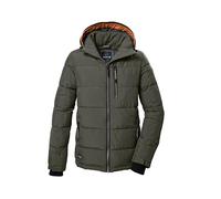 G.I.G.A. DX Homme Veste matelassée/veste fonctionnelle avec capuche amovible GW 27 MN QLTD JCKT, dunkel olivgrün, L, 41870-000
