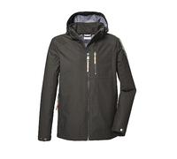 G.I.G.A. DX Hommes Veste softshell avec capuche amovible/veste d'extérieur GS 7 MN SFTSHLL JCKT, green anthracite, S, 41491-000