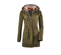G.I.G.A. DX Limitlos Wmn Prk A Parka fonctionnelle décontractée avec capuche amovible, Femme, 35926-000, Olive, Taille 34