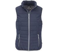 G.I.G.A. DX Sagania Gilet Fonctionnel décontracté Aspect Duvet Femme, Bleu Marine, Taille 38