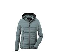 G.I.G.A. DX Uyaka matelassée/Veste Fonctionnelle décontractée en Duvet avec Capuche Amovible, aquaverde, 44 Women's