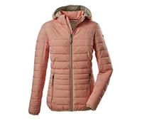 G.I.G.A. DX Uyaka Stripe Casual Veste fonctionnelle pour femme, aspect duvet, avec capuche amovible