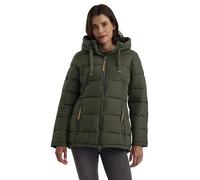 G.I.G.A. DX Women´s Gw 12 Wmn Qltd Jckt Veste D'hiver À Capuche Fonctionnelle Aspect Duvet, Dark Olive, 38 EU