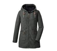 G.I.G.A. DX Women's Parka décontractée en maille à capuche GW 55 WMN KNTFLC PRK, bleu-vert foncé, 34, 39009-000