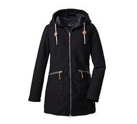 G.I.G.A. DX Women's Parka décontractée en maille à capuche GW 55 WMN KNTFLC PRK, le noir, 40, 39009-000