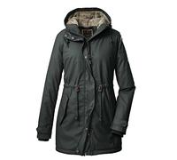 G.I.G.A. DX Women's Parka fonctionnelle décontractée en PU avec capuche GW 53 WMN JCKT, bleu-vert foncé, 34, 38937-000