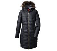 G.I.G.A. DX Women's Parka fonctionnelle décontractée en PU d'aspect duvet avec capuche GW 12 WMN QLTD PRK, bleu marine foncé, 46, 38879-000