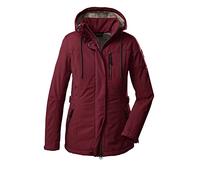 G.I.G.A. DX Women's Veste softshell décontractée avec capuche amovible GW 26 WMN SFTSHLL JCKT, rouge foncé, 42, 38545-000