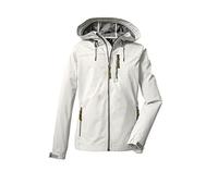 G.I.G.A. DX Women's Veste softshell/veste d'extérieur à capuche GS 97 WMN SFTSHLL JCKT, broken white, 36, 38392-000