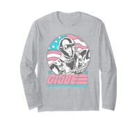 G.I. Joe Classic Snake Eyes with American Flag Portrait Manche Longue