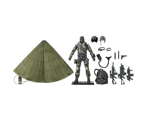 G.I. Joe Classified Series Pilote d'action 60e Anniversaire - Pull Halo (Haute Altitude à Ouverture Basse), Figurine d'action de 15,2 cm avec Parachute et 18 Accessoires