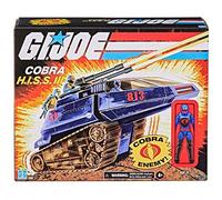 G.I. Joe Retro Collection, véhicule Cobra H.I.S.S. III avec Figurine articulée Rip It de 9,5 cm, pour Enfants, dès 4 Ans