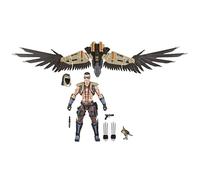 G.I. Joe Série Classified #139, CHIP Raptor Talon et grand livre général, figurine d'action de collection de 15,2 cm et animal de compagnie avec 7 accessoires ; ailes articulées