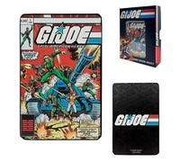 G.I. Joe : Un véritable héros américain #1 Lingot en métal édition limitée - Réplique de couverture de bande dessinée sous licence officielle, souvenirs GI Joe pour fans et collectionneurs