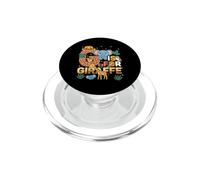G is for Girafe Zoo Animaux Zoo Trip Jungle Zoo Day PopSockets PopGrip pour MagSafe