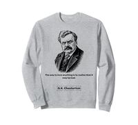 G.K. Chesterton Way to Live Cadeau pour Homme Femme Enfant Sweatshirt