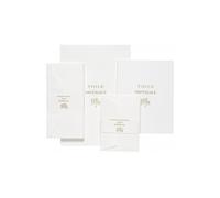 G.Lalo - 20 Enveloppes C6 11,4x16,2cm Toile Impériale Blanc
