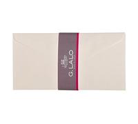 G.LALO 20 enveloppes DL doublées toile impériale gommées Blanc