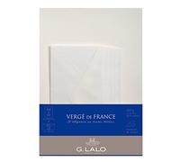 G. Lalo 62716L Ensemble 10 feuilles et 5 enveloppes Verge de France format A4, 30 x 22.60 x 0.50 cm, Ivoire