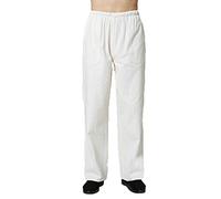 G-like Pantalon en coton pour homme Arts martiaux Kung Fu - Blanc - 41-44.5