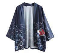 G-LIKE Robe kimono japonaise - Veste ample - Robe de chambre pour femme et fille