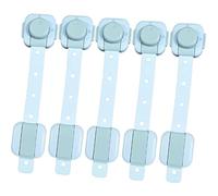 G-MOTIONS PARENCE - Bloc protection Bébé sécurité Verrouillage(Amélioré), Lot de 8 Loquets Bloque-placards pour Enfants/Bébé, pour Tiroir, Réfrigérateur, cpe-123, BLANC