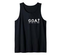 G.O.A.T God Over All Thing Minimalist Christian Bible Dire Débardeur