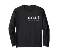 G.O.A.T God Over All Thing Minimalist Christian Bible Dire Manche Longue