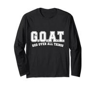 G.O.A.T God Over All Things Christian Faith Citation Manche Longue