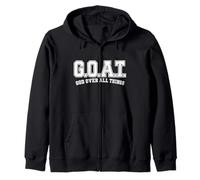G.O.A.T God Over All Things Christian Faith Citation Sweat à Capuche