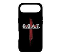 G.O.A.T God Over All Things Goat Jesus Christian Funny Citation Coque pour iPhone Air