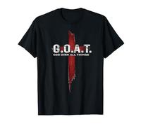 G.O.A.T God Over All Things Goat Jesus Christian Funny Citation T-Shirt