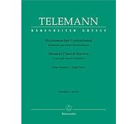 G. P. Telemann: Der Harmonische Gottesdienst - Lent And Easter: High Voice (Score & Parts). Partitions pour Voix Haute