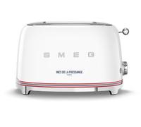 Smeg, Grille-pain 2 Tranches TSF01IDFEU, 2 Fentes 36 mm, 6 Niveaux de Brunissage, Fonction Chauffage, Décongélation et Bagel, Éjection Automatique du Pain, Ramasse Miettes, 950 W, Ines de la Fressange