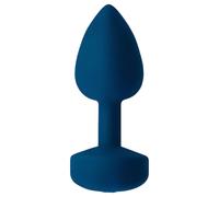 G-plug - Grand vibro anal USB (bleu)