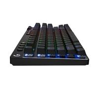 G PRO X - Clavier - sans clé - backlit - sans fil - 2.4 GHz, Bluetooth - commutateur : GX Red Linear - noir