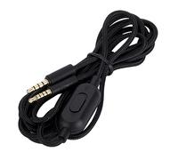 G PRO X G233 G433 G PRO Câble de rechange, compatible avec casque de jeu Logitech G PRO X G233 G433 G PRO, mode muet, contrôle du volume avec microphone, câble d'extension audio pour casque, 2 m
