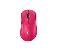 Logitech G PRO X SUPERLIGHT 2 DEX - Souris - ergonomique - pour droitiers - optique - 5 boutons - sans fil, filaire - 2.4 GHz, USB - rose